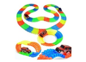 CARRINHO C/ PISTA MALUCA P/ MONTAR 56 pçs