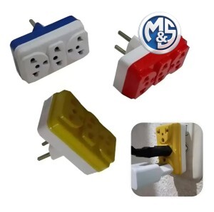 ADAPTADOR DE TOMADA TRIPLO