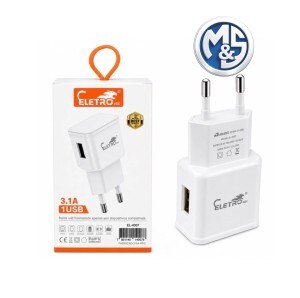 Carregador 2.1a Usb El-4007: Potência E Velocidade